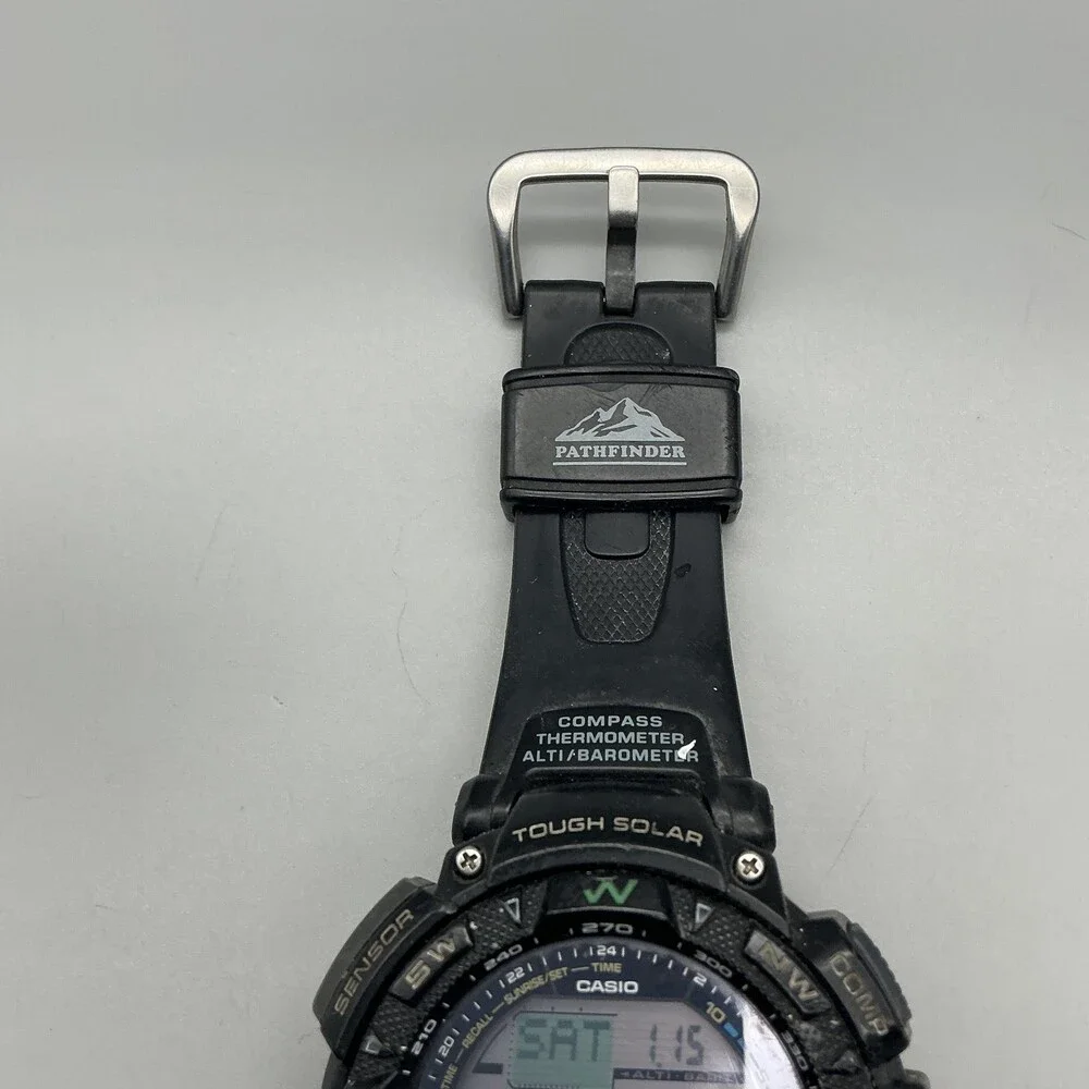 Casio Pathfinder 3246 PAG-240 Mens Watch 48mm Tough Solar Altimeter Compass